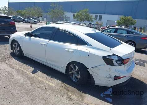 2019 Honda Insight Ex from USA, damaged, VIN 19XZE4F55KE024579